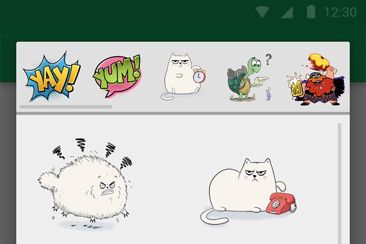 google hangouts android app location sharing upate stickers close