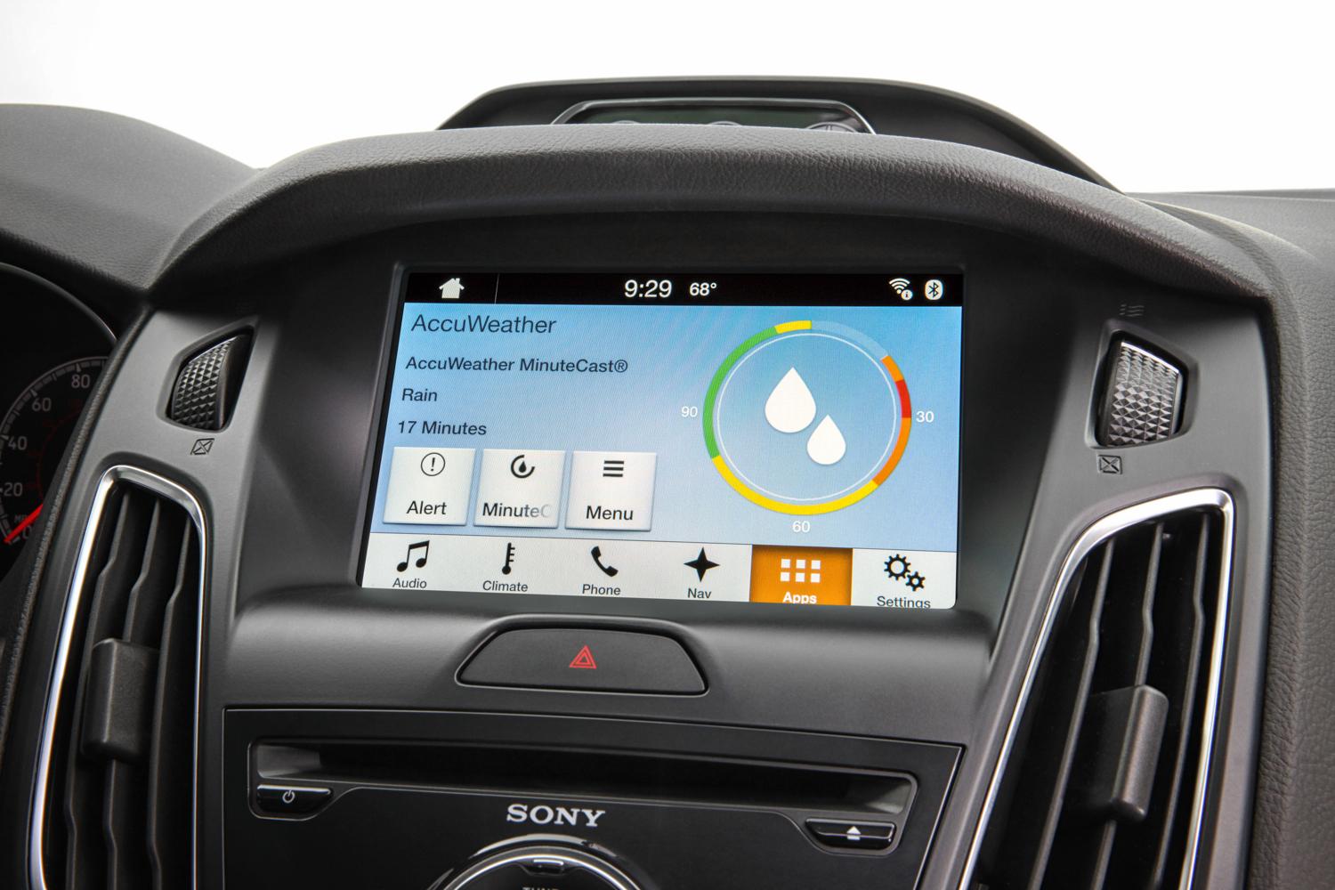 Ford Sync AppLink AccuWeather MinuteCast
