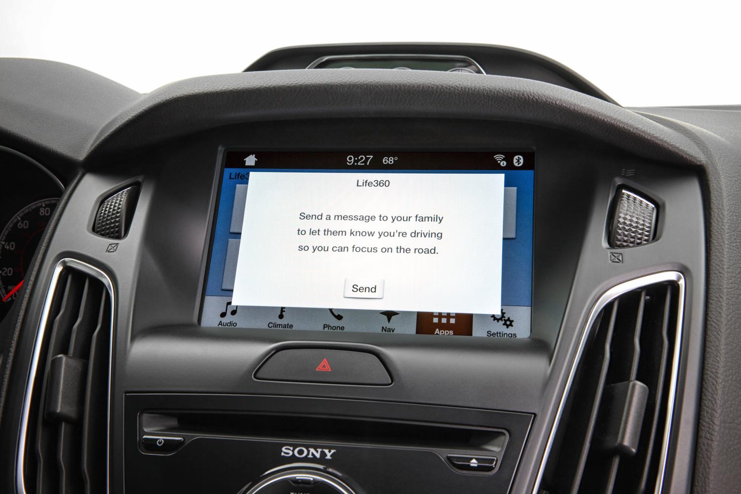 Ford Sync AppLink Life360 Drive Mode