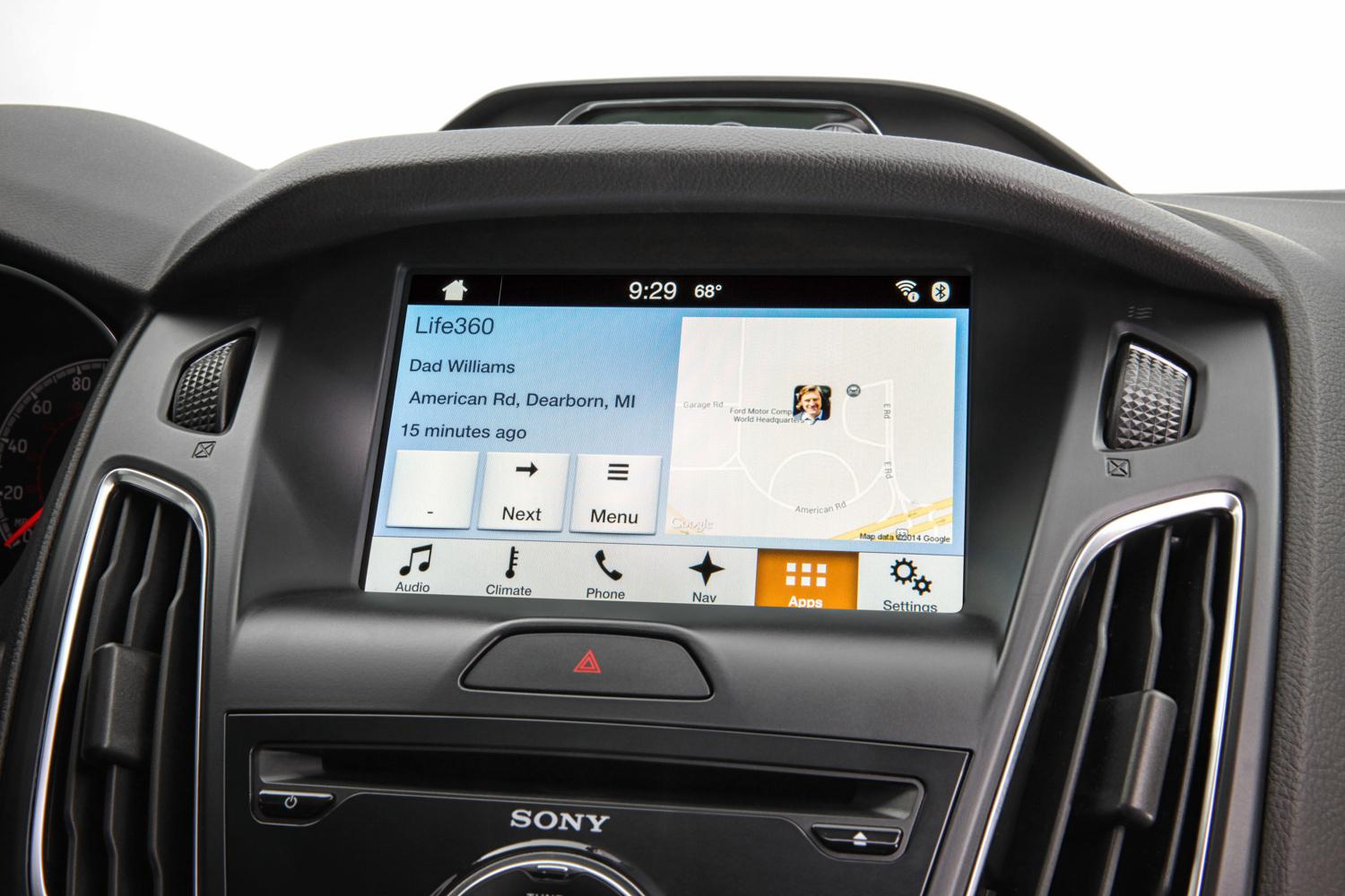 Ford Sync AppLink Life360 Family Member Location