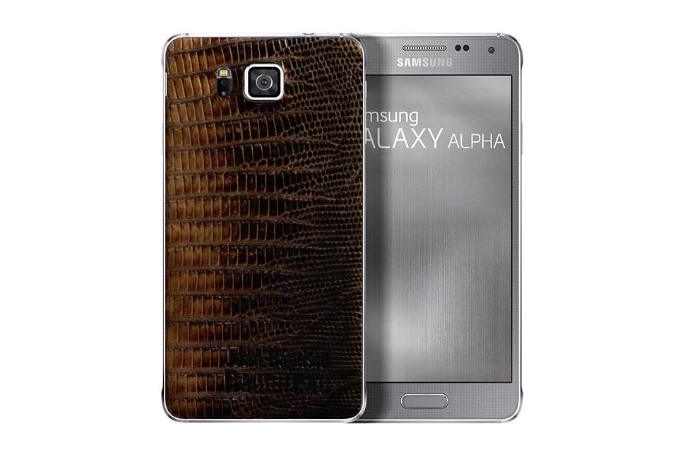 Samsung Galaxy Alpha édition limitée Jean-Baptiste Rautureau marron