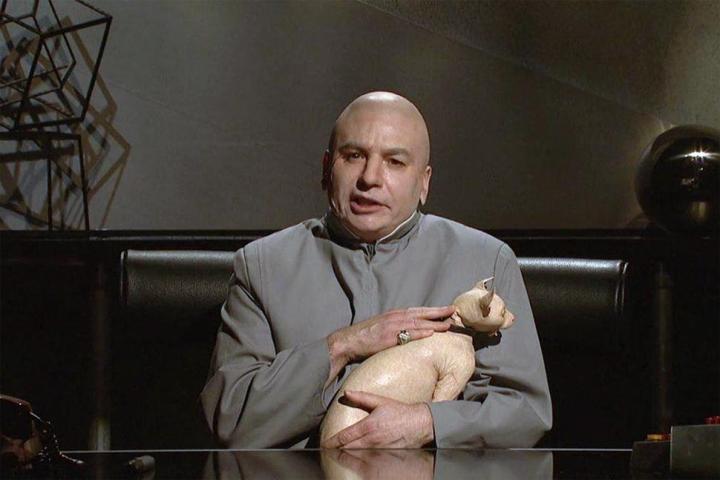 mike myers brings back dr evil ask sony north korea stop giving bad name