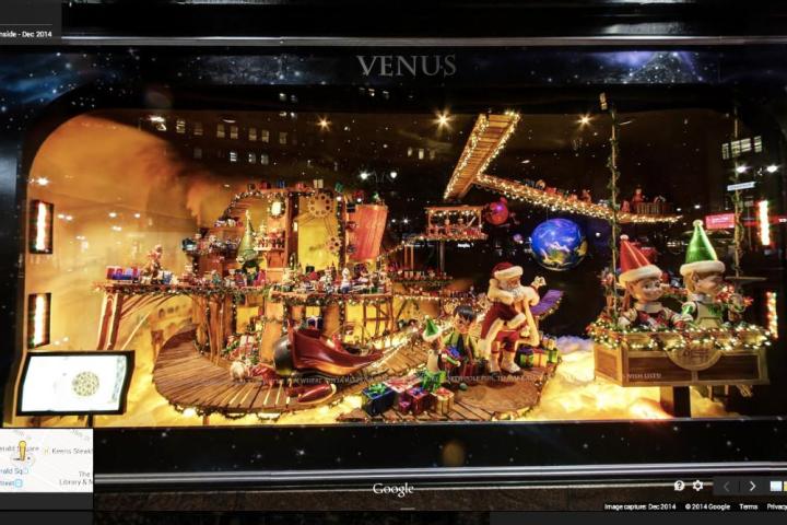 google offers views of festive store window displays in ny city and beyond business view
