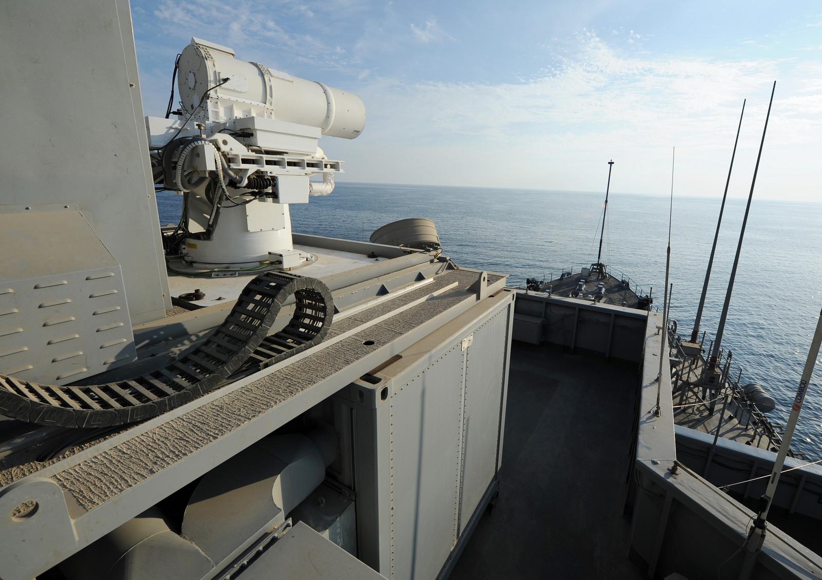 navy tests laser weapon system uss ponce laws2