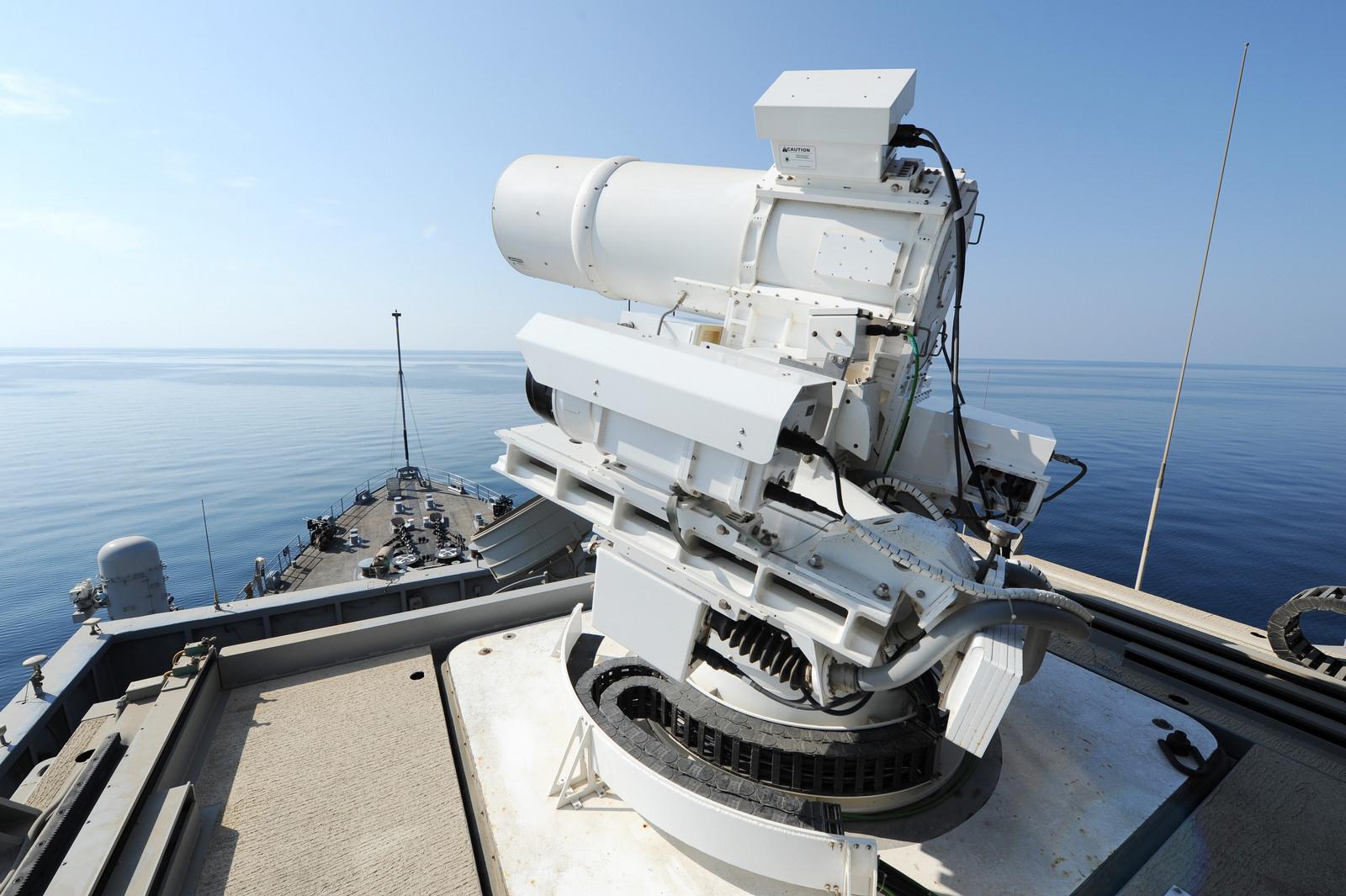 navy tests laser weapon system uss ponce laws5