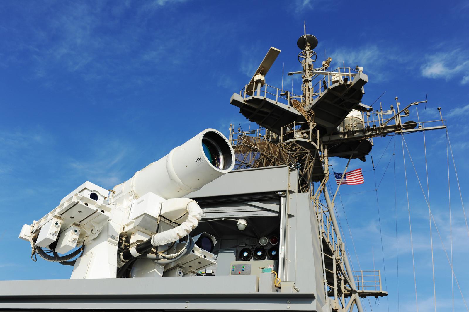 navy tests laser weapon system uss ponce laws7
