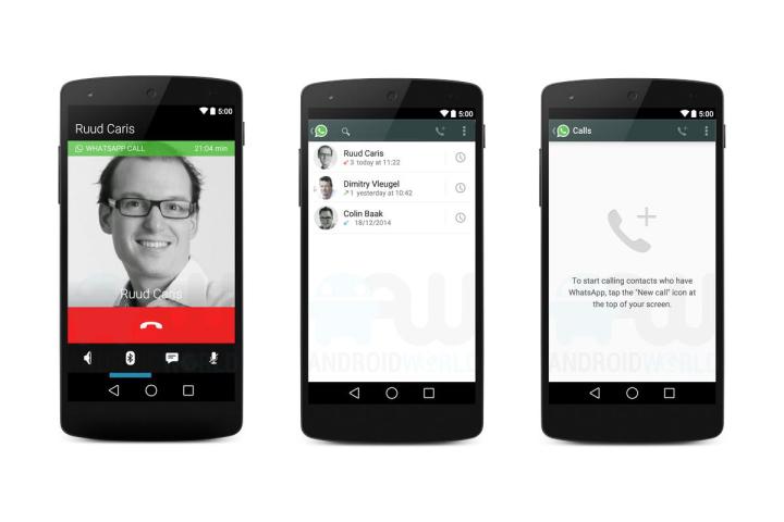 leaked images show first look whatsapp calling