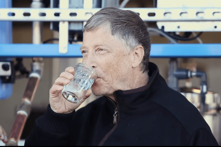 Bill Gates water feces