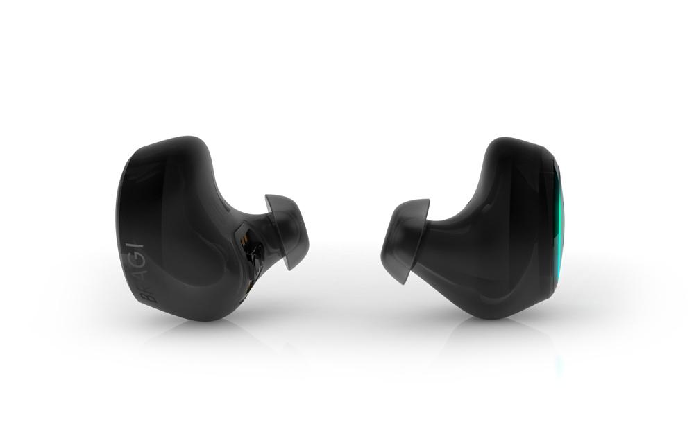 feature packed dash headphones surface at ces bragi side black