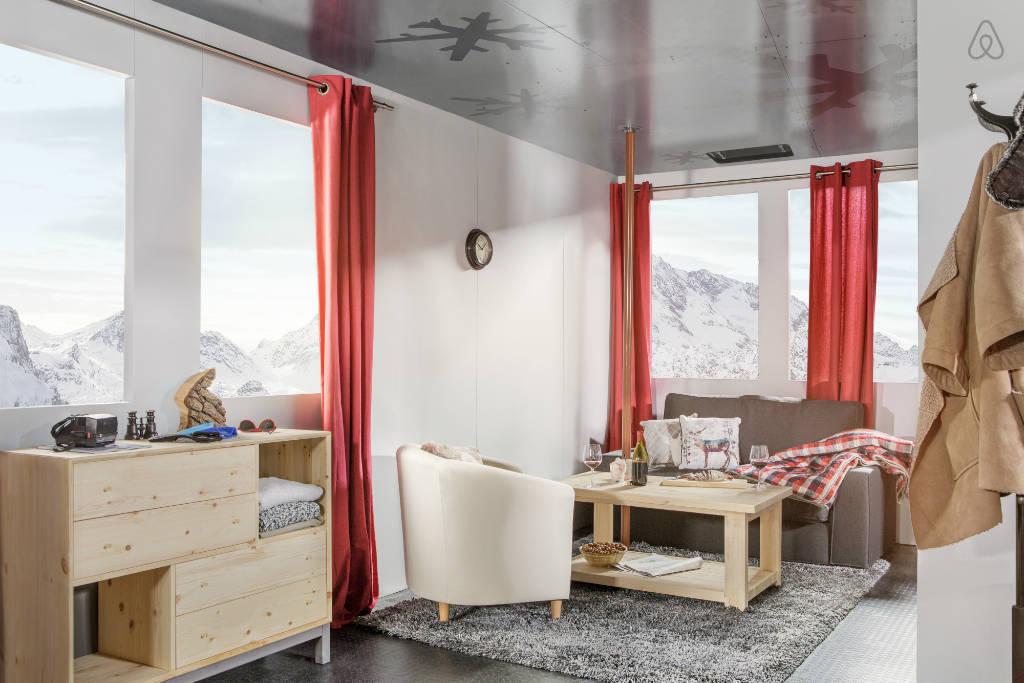 airbnbs new a night at contest is for cable car in the french alps courchevel airbnb b36728c9