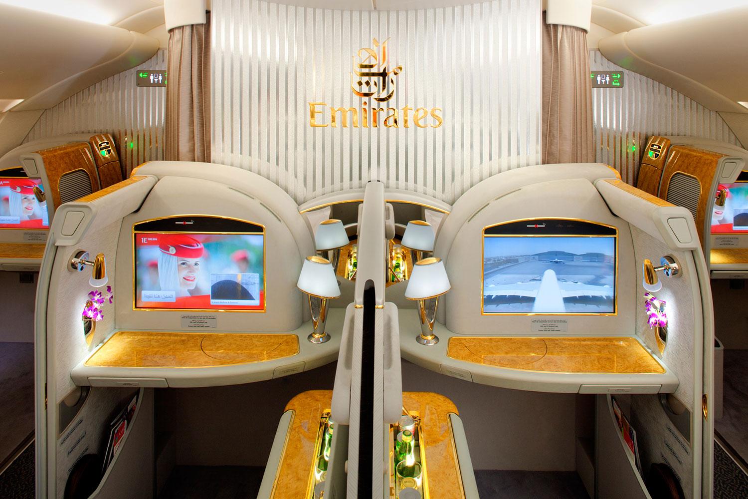 best first class airlines seats emirates a380