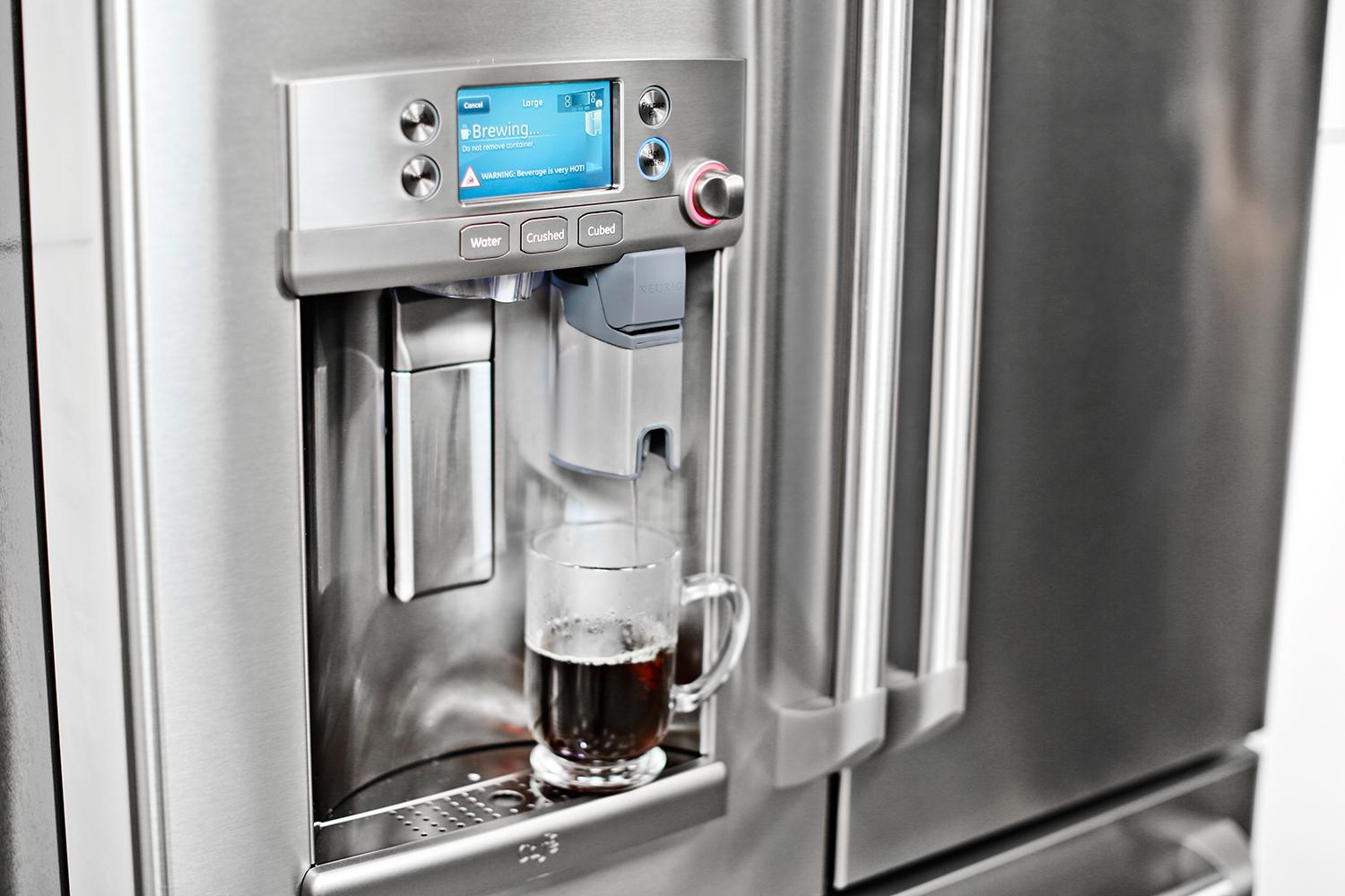 Refrigerators Get In-Door Coffee Makers 