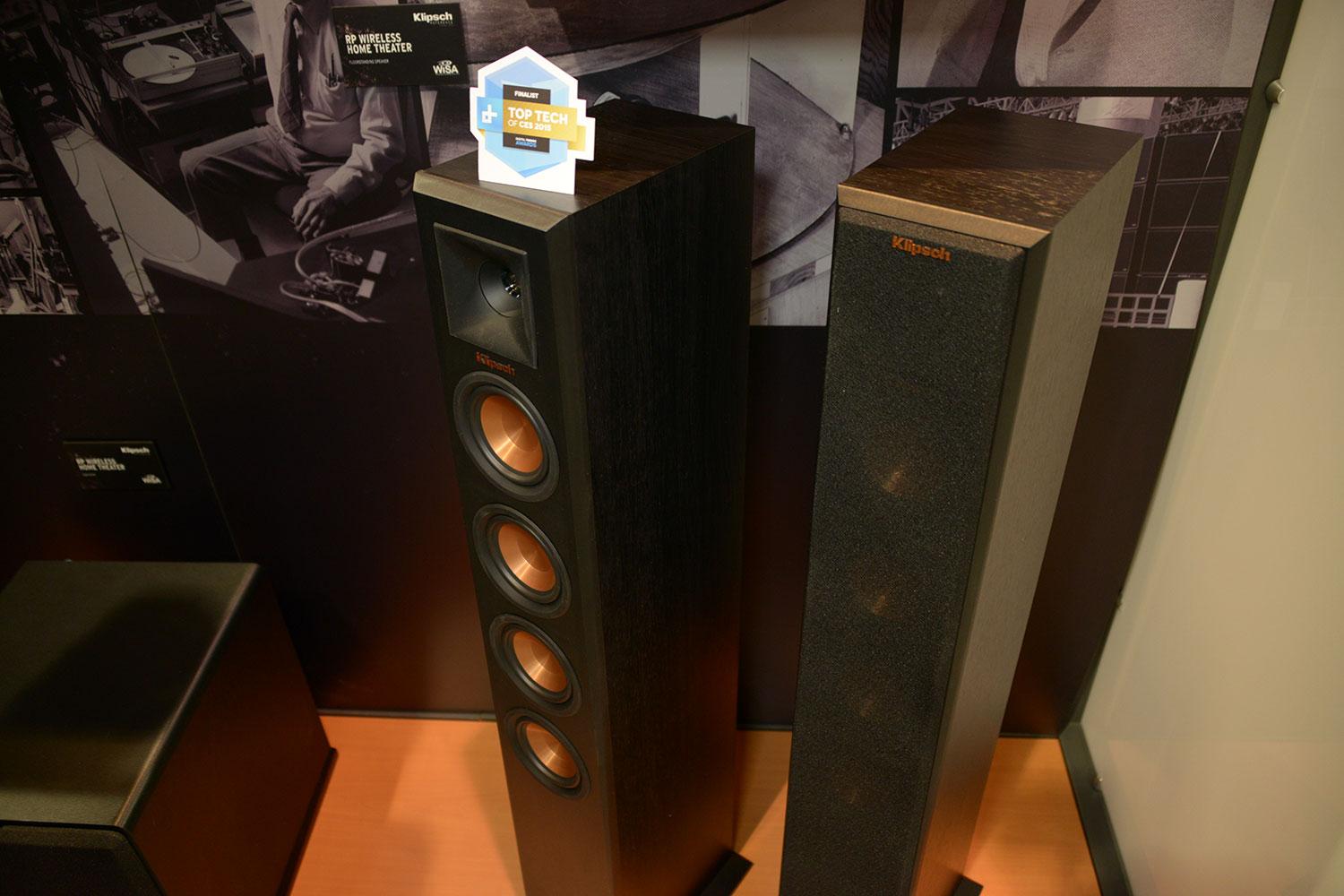 klipsch shows reference premiere wireless home theater system 6791