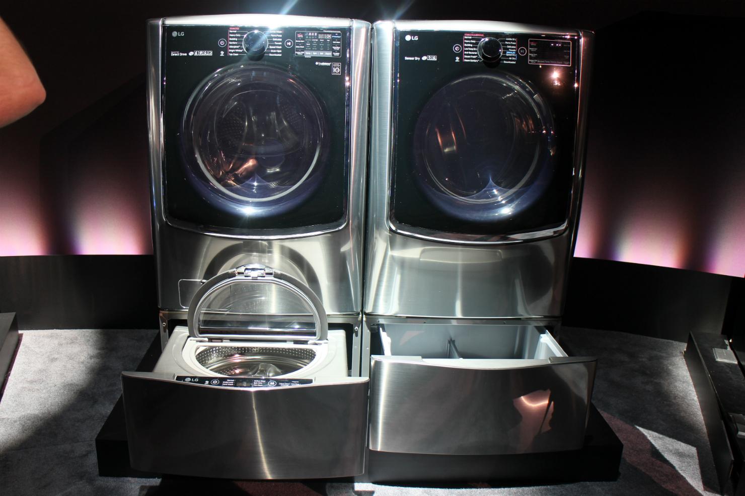 lg twin wash system adds mini washer pedestal 3
