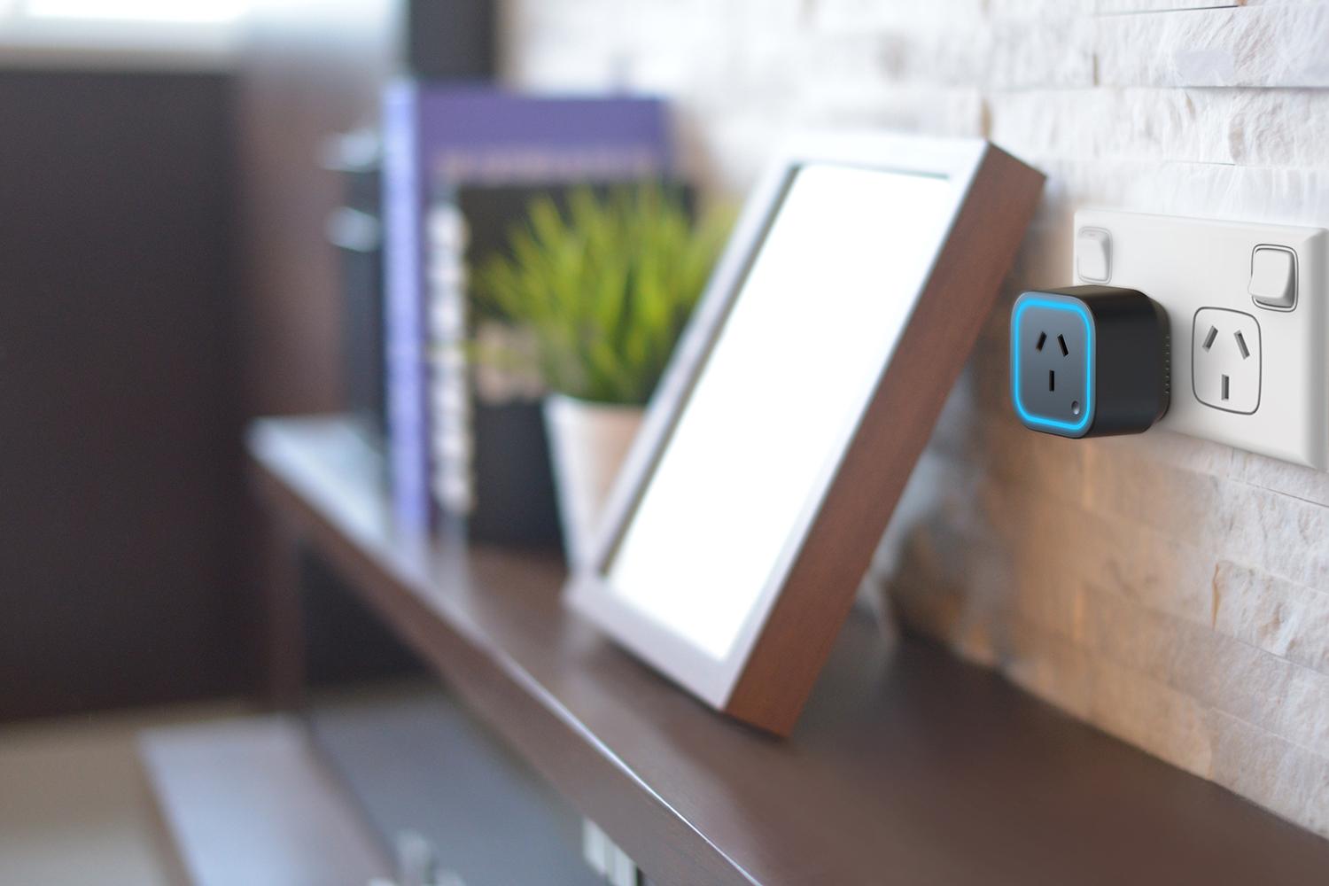 oomi is a tap and touch smart home hub connected system switch au black