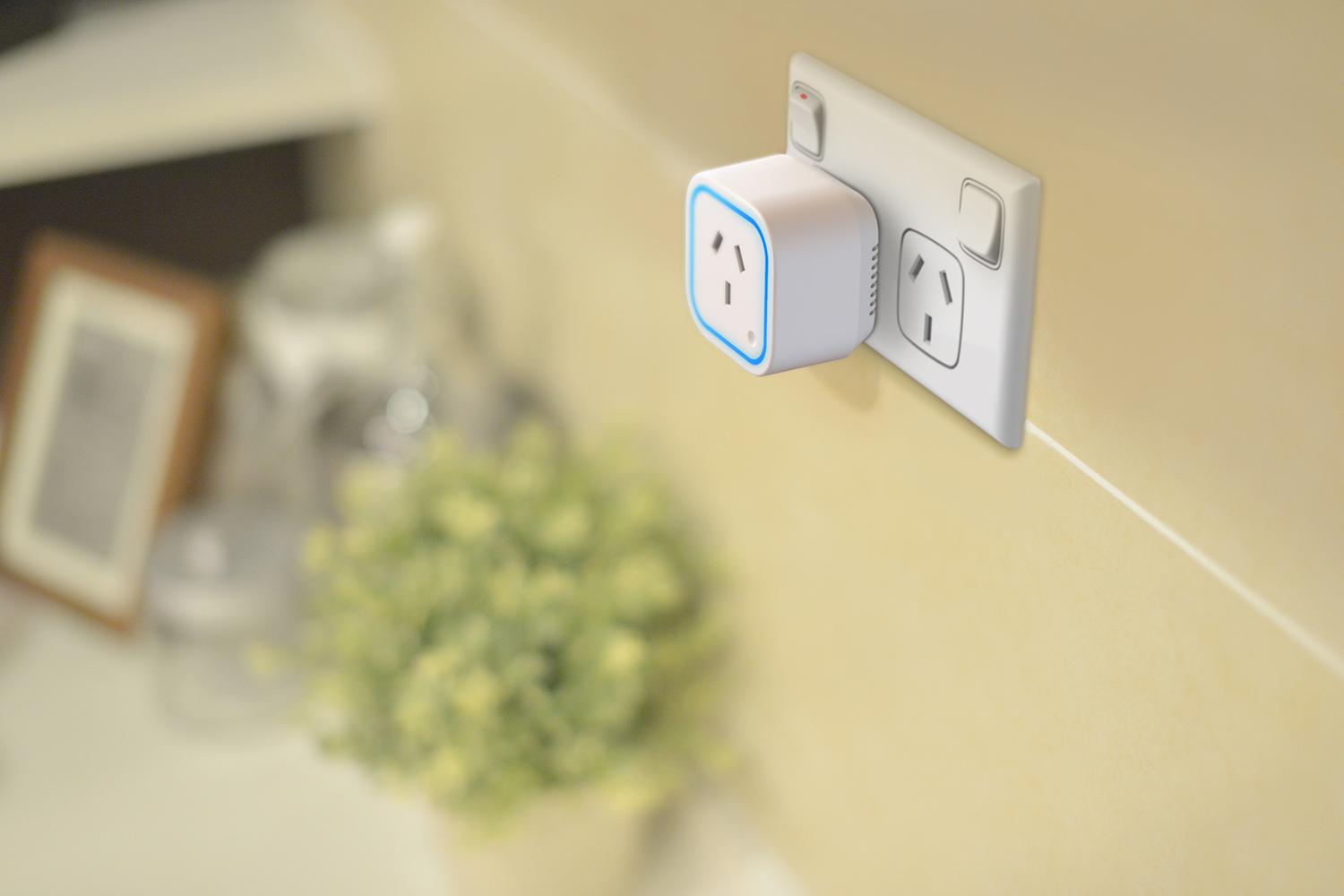 oomi is a tap and touch smart home hub connected system switch au white