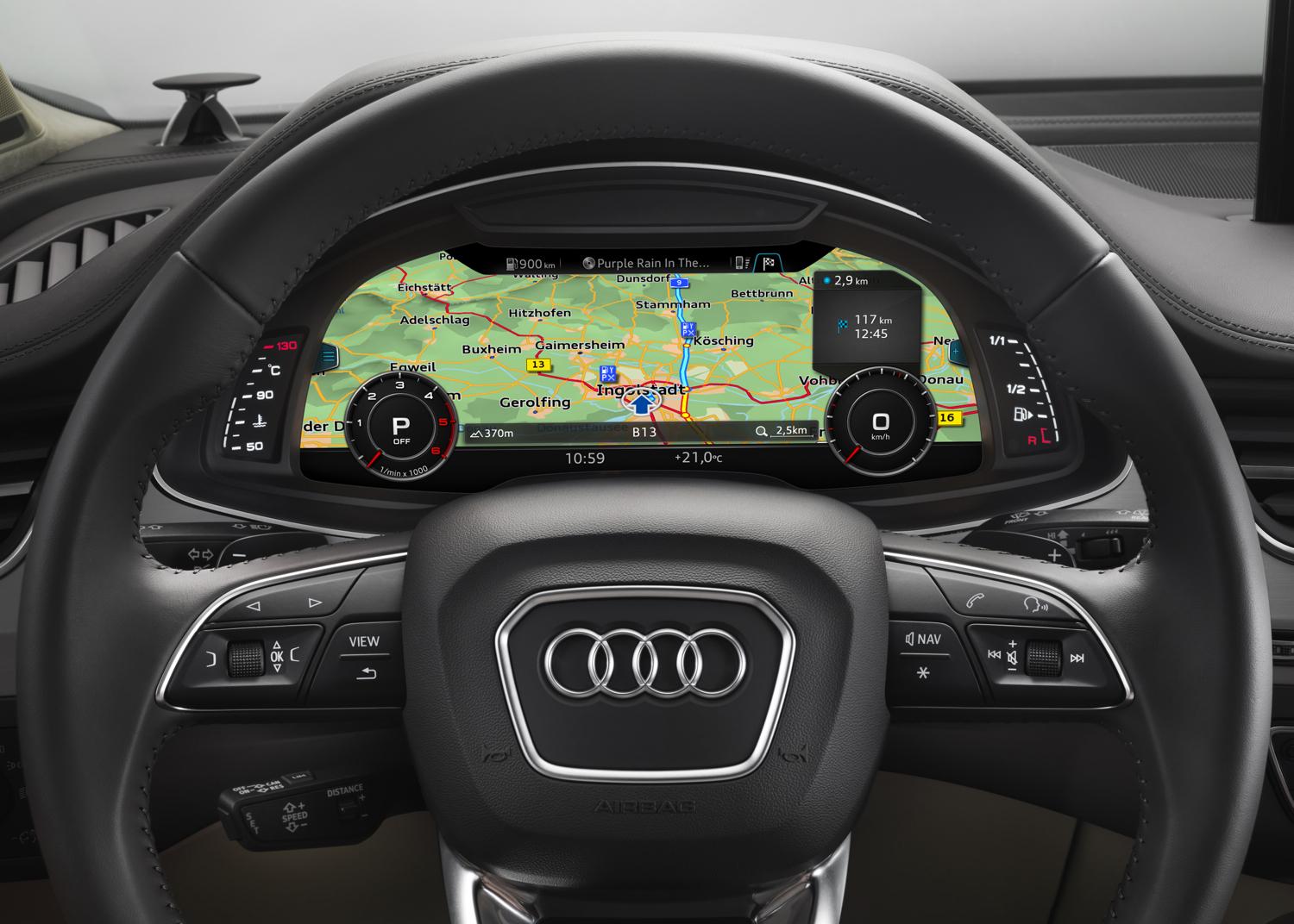 2016 Audi Q7 virtual cockpit