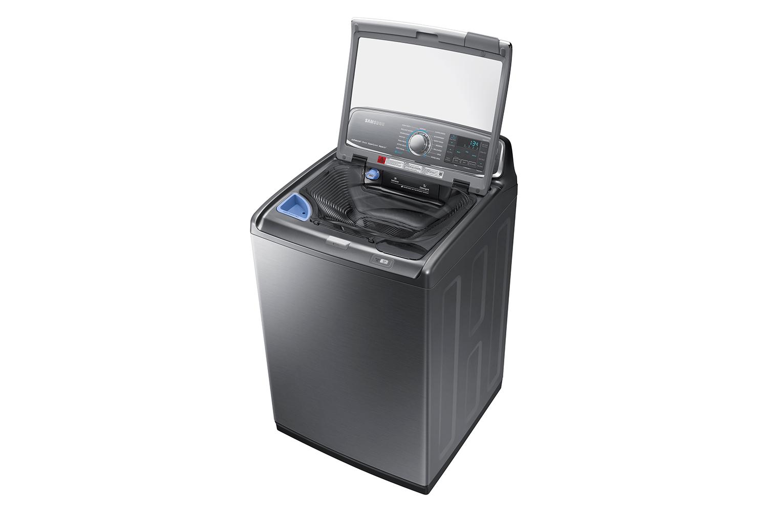 samsungs activewash is a washer with sink samsung wa52j8700ap 012 r perspective open down inox