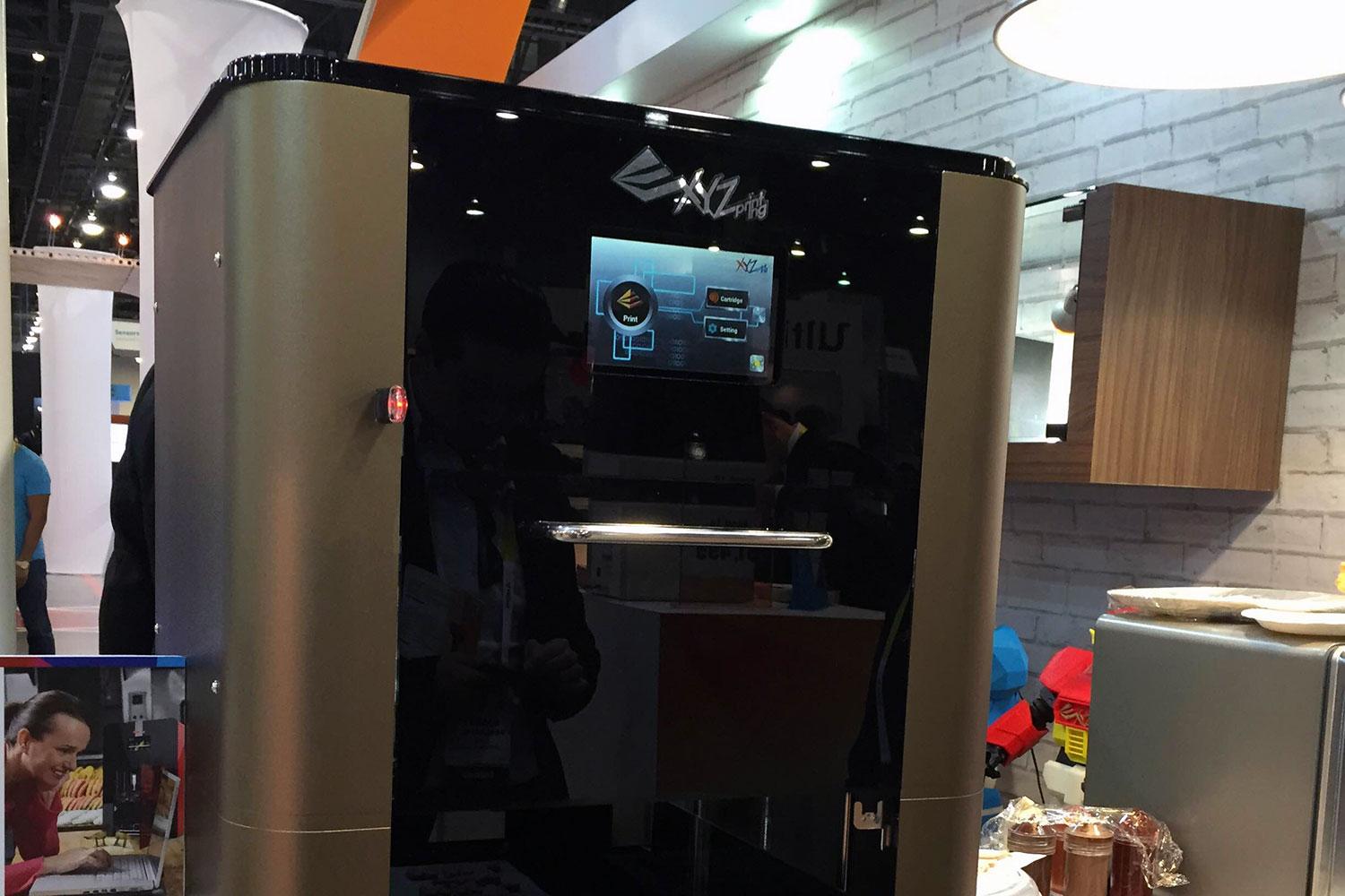 xyzprinting debuts 3d food printer at ces 2015 0099