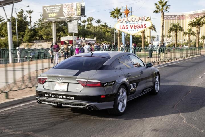 smart watches self driving tech cars transform at ces audi a7 prototype