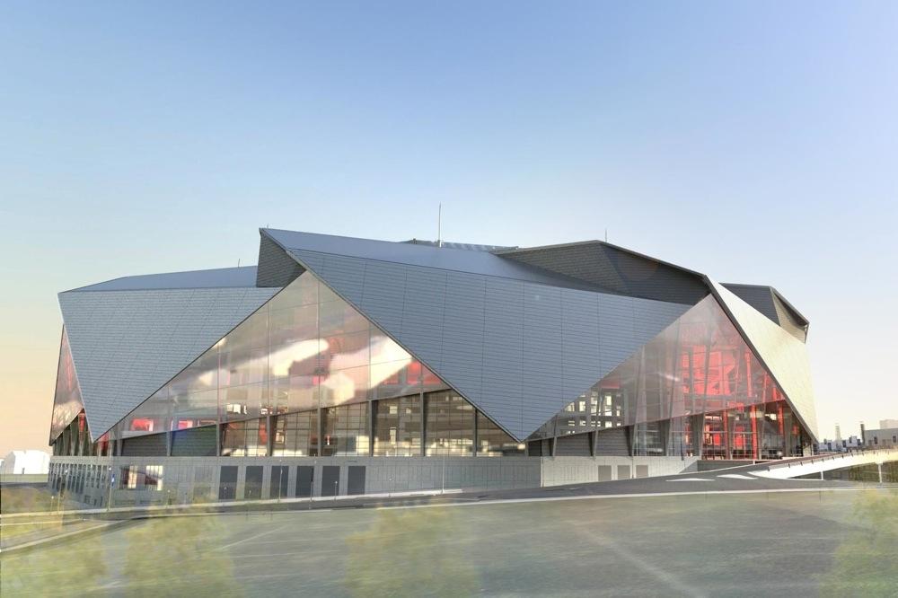 atlanta falcons new stadium incredible retractable roof high tech amenities 7