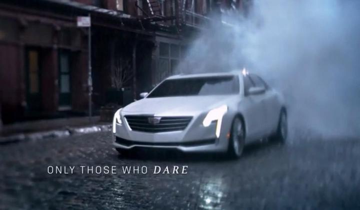 2016 Cadillac CT6 in Oscars ad
