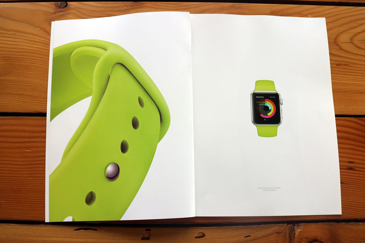 apple watch splashed across 12 pages of vogues march issue vogue ad 6115