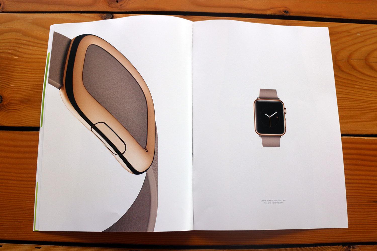 apple watch splashed across 12 pages of vogues march issue vogue ad 6118