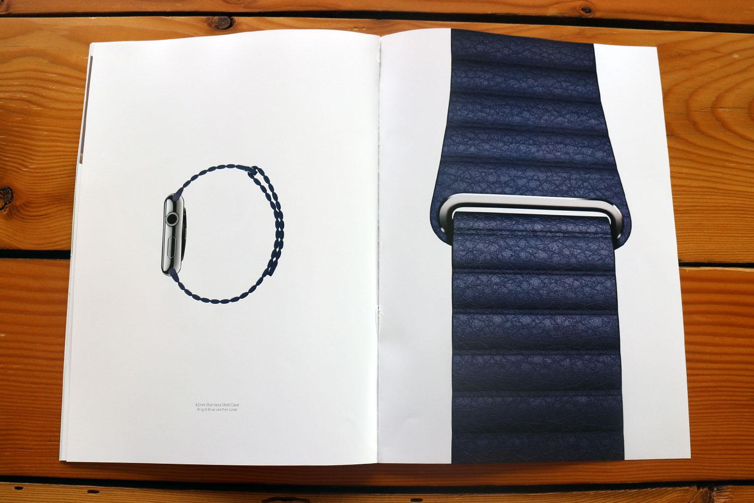 apple watch splashed across 12 pages of vogues march issue vogue ad 6119