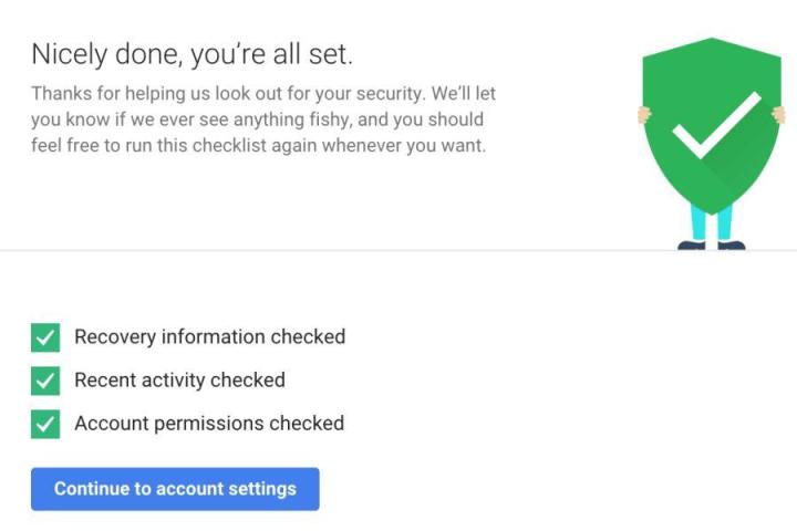 secure your google account and get 2 gb of drive storage checkup
