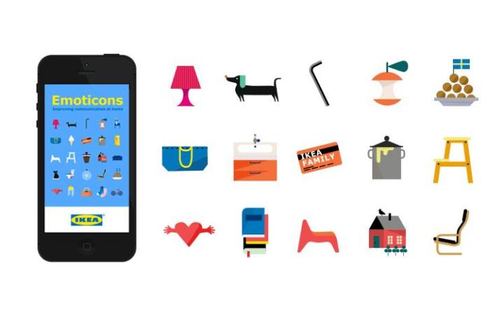ikea makes emoticons to improve relationships
