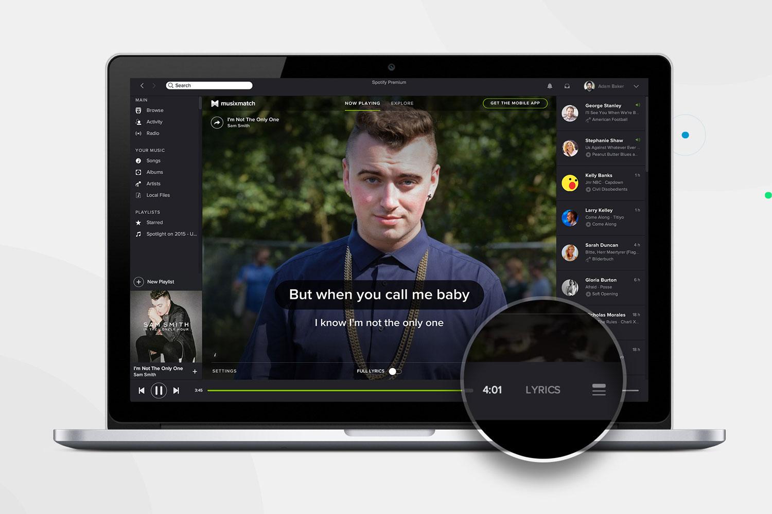 spotify adds lyrics to desktop app so you can annoy the hell out of everyone nearby samsmith edit press image