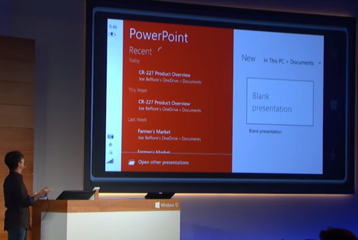 touch optimized office apps windows 10 promising buggy universal powerpoint