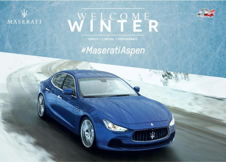 Maserati Aspen Winter Drive Experience