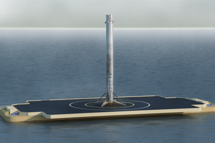 confident spacex to try again for a sea barge landing
