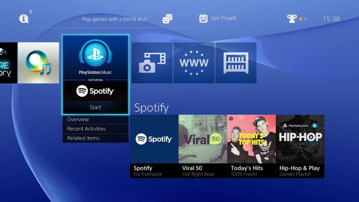spotify playstation music launch playstion