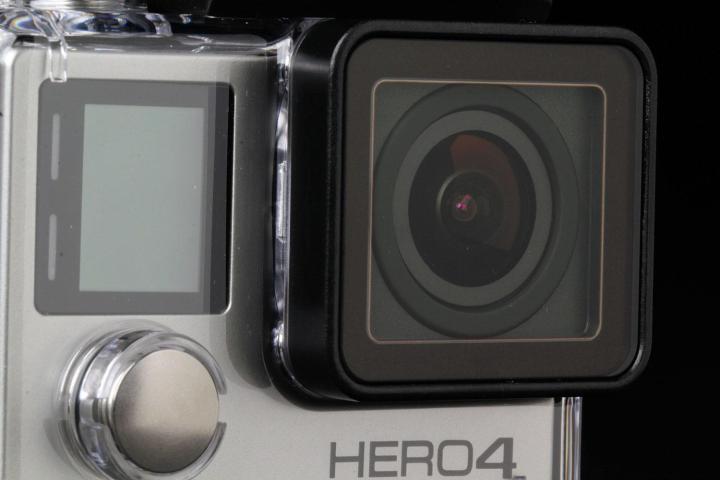 GoPro Hero 4 ช่องมองภาพสีดำ
