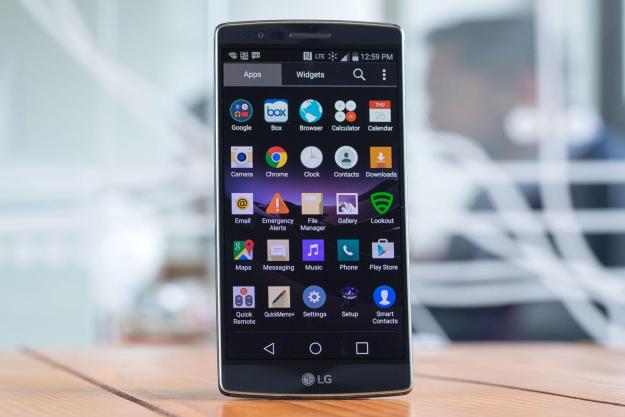LG G Flex2 app grid