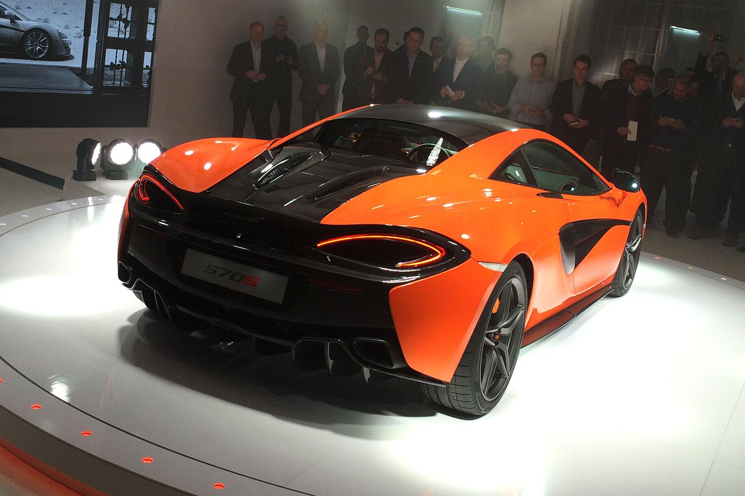 McLaren 570S Reveal back angle