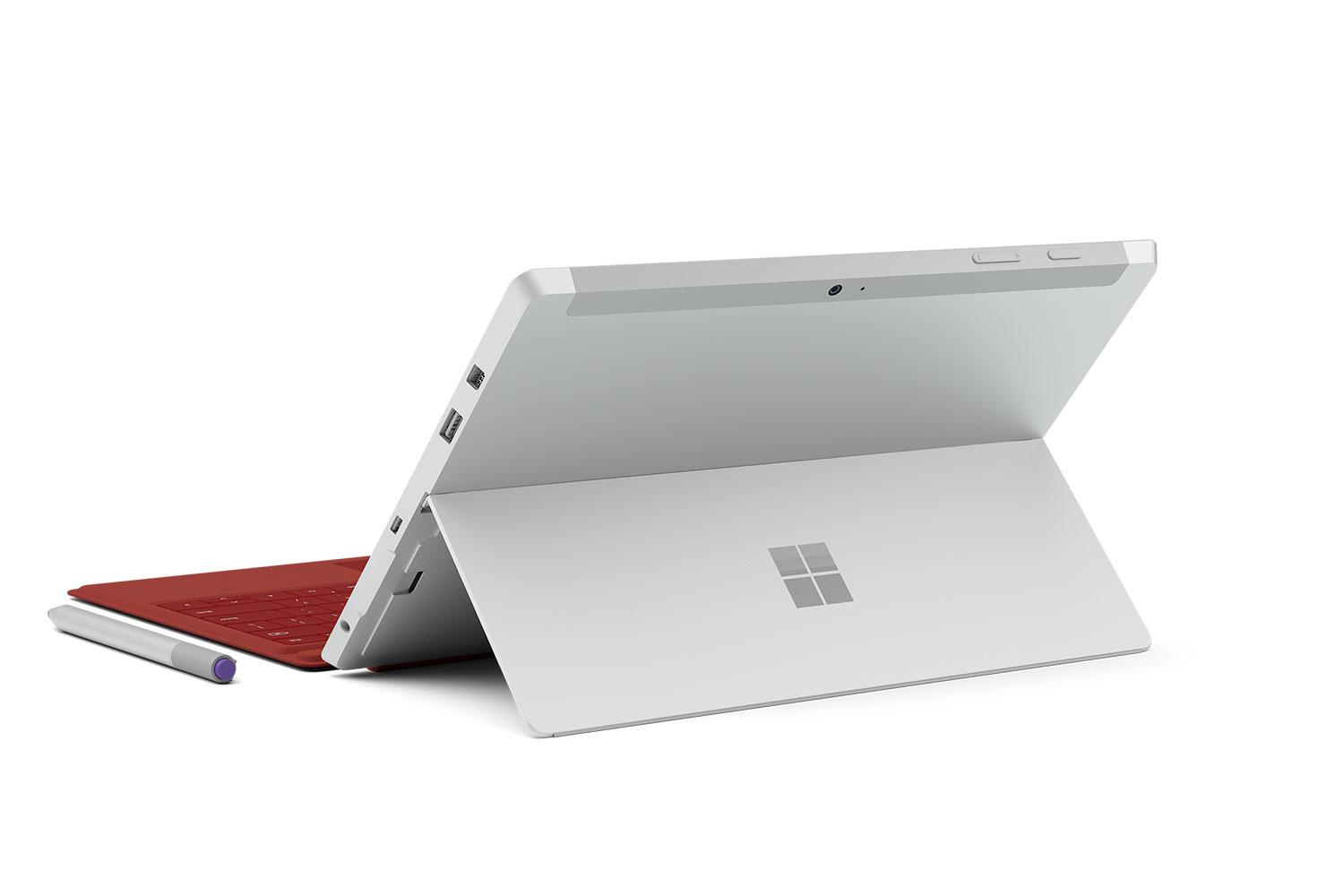 Microsoft Surface 3 red back angle
