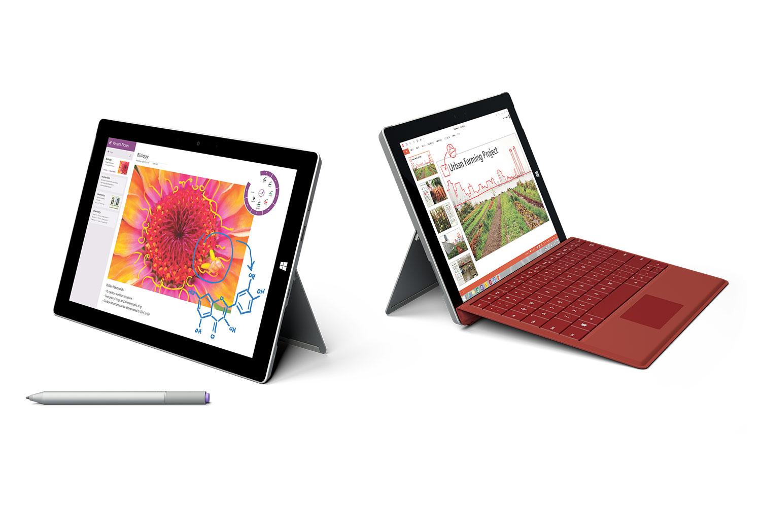 Microsoft Surface 3 side by side 2