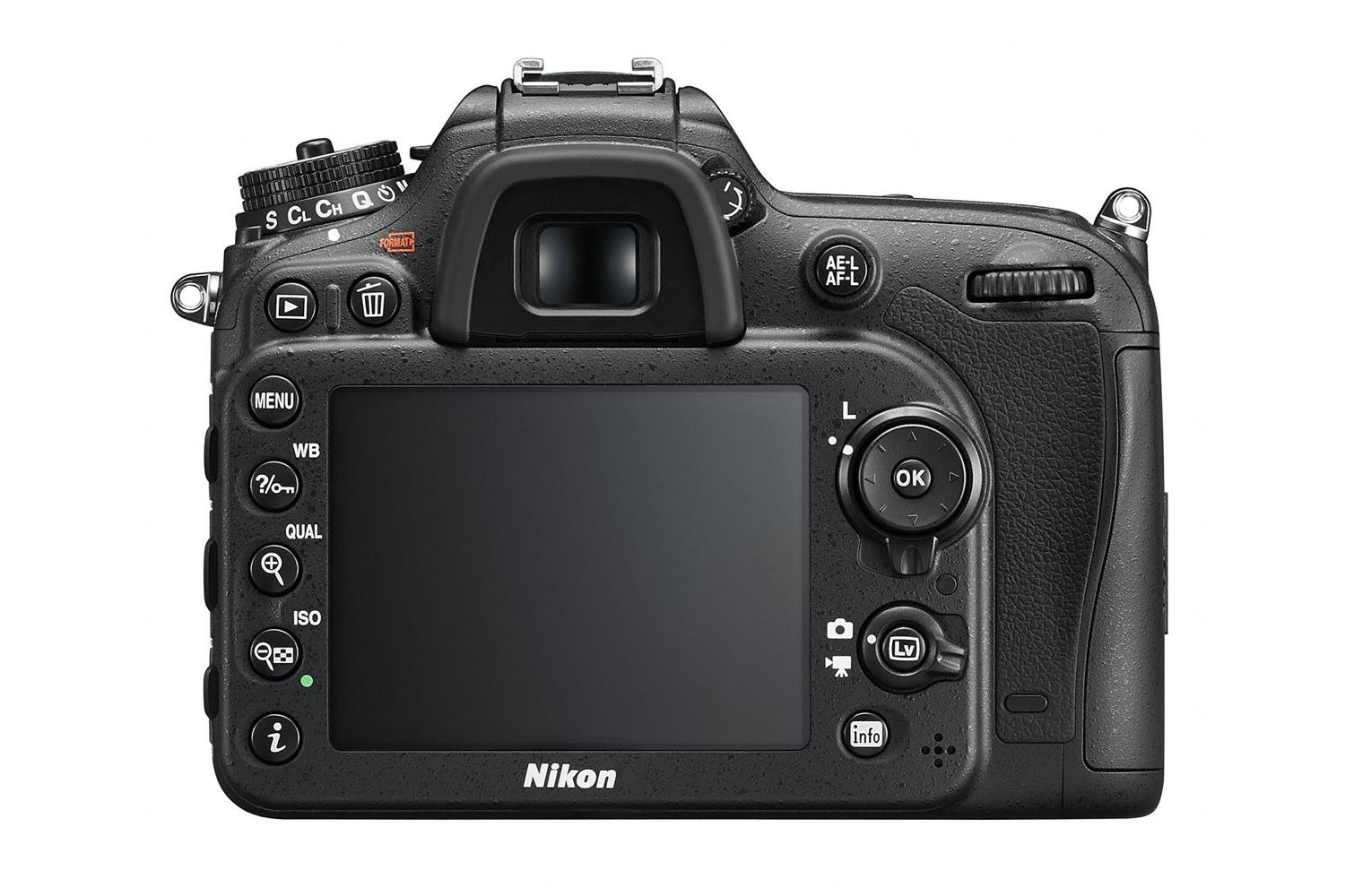 nikon pumps up its enthusiast dslr with enhanced image and movie capture d7200 back