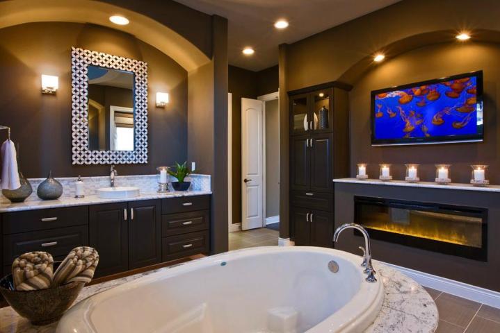 houzz survey finds bigger showers and more bathroom renovation trends tv in
