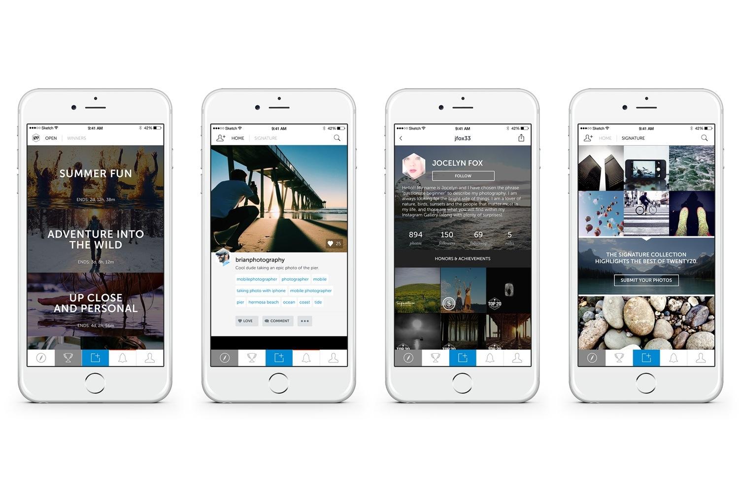 twenty20 wants to be the getty of mobile photography app screenshots