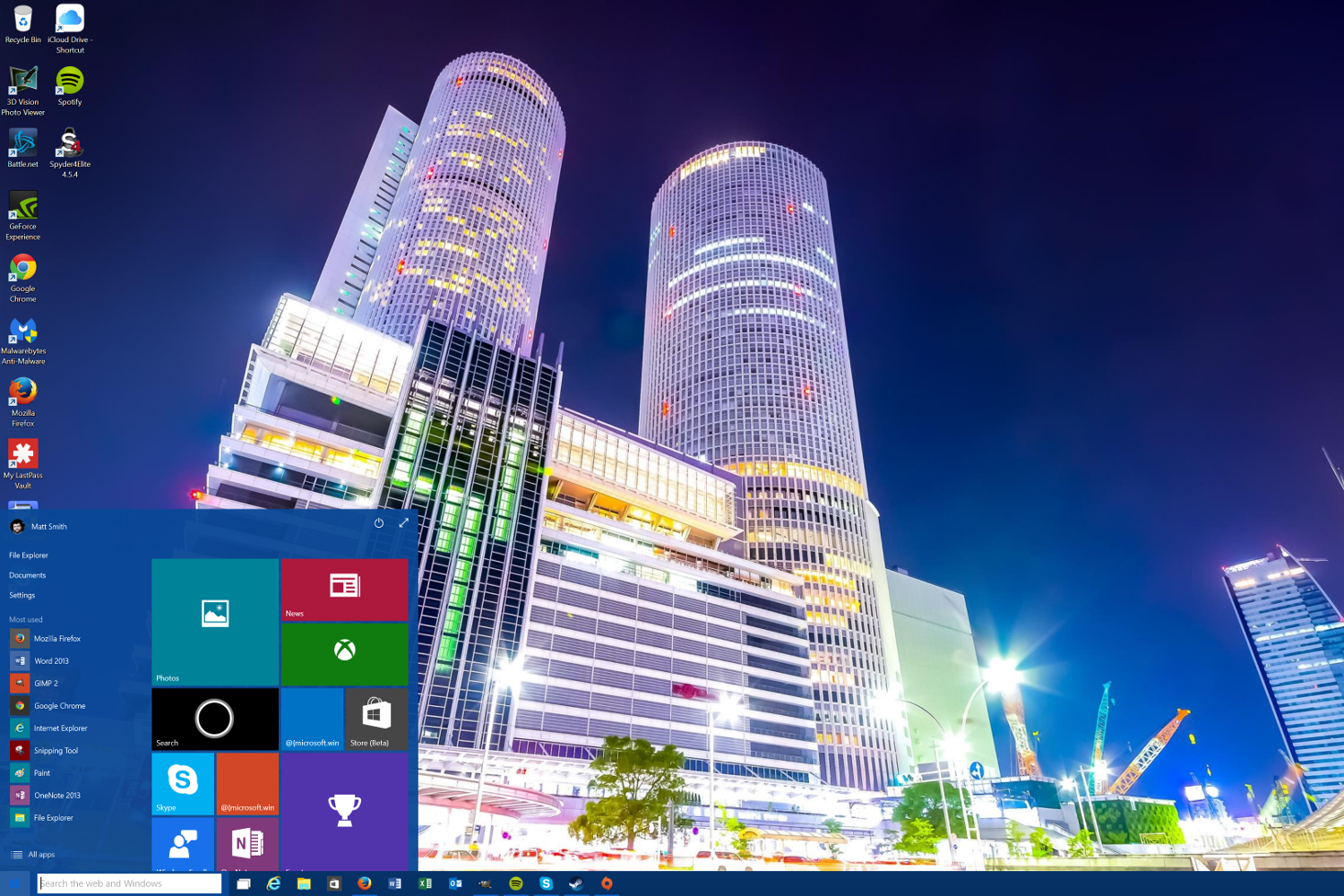 windows 10 technical preview updated to build 10041 with transparent start menu task view changes windows10build10041
