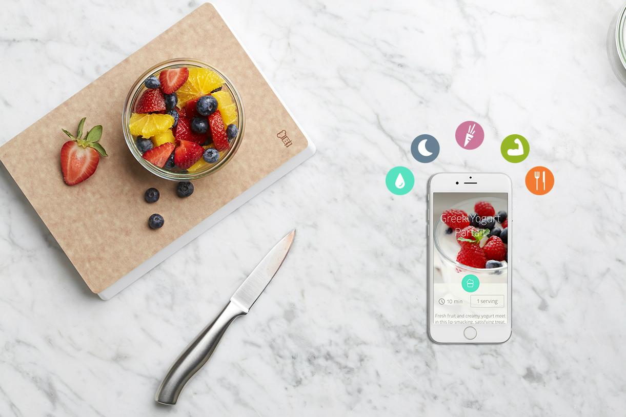 the countertop kitchen scale makes other appliances smart with app