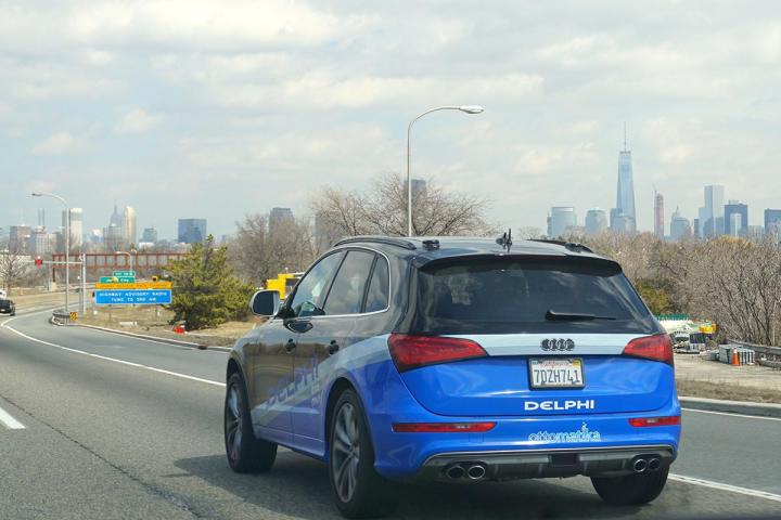 delphis self driving audi sq5 completes its 3400 mile road trip delphi new york