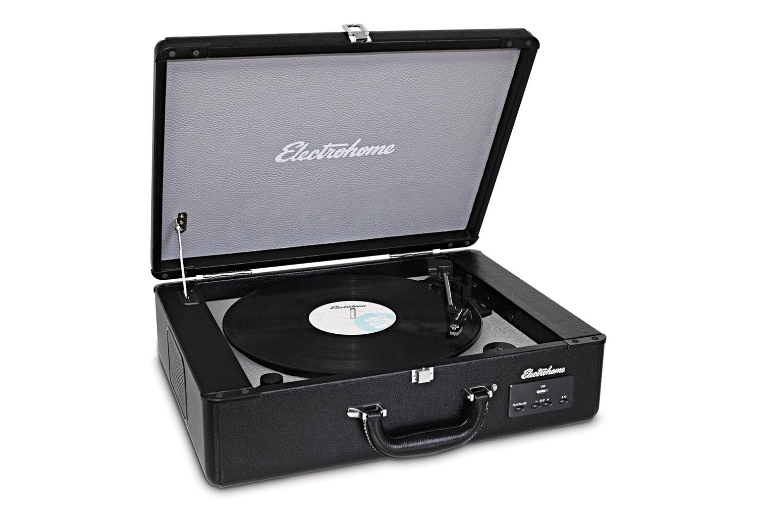Electrohome Archer Vinyl Record Player front angle