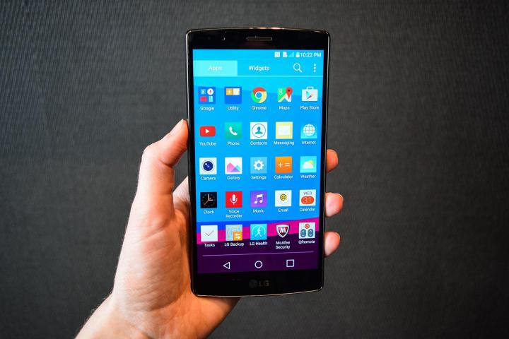 LG G4 front apps