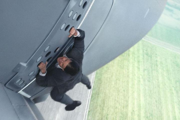 weekend box office mission impossible rogue nation  cruise plane